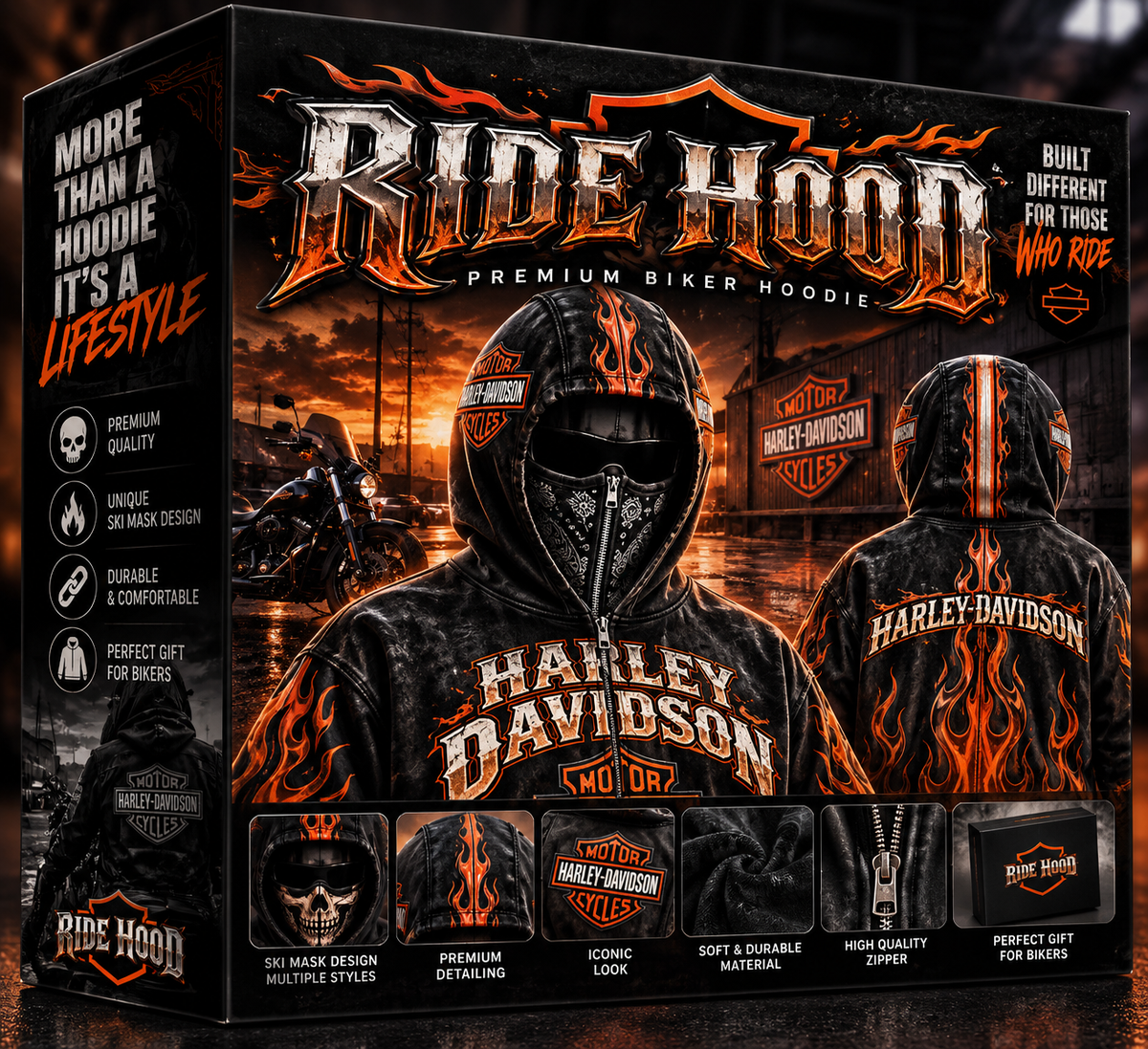 Ride Hood retail box